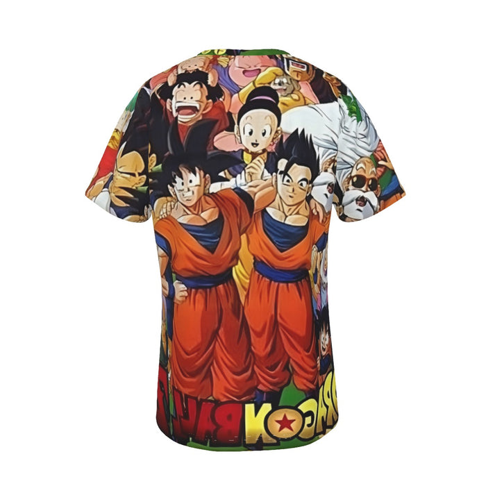 Dragon Ball Z Dragon Ball Characters Happiness Design T-Shirt