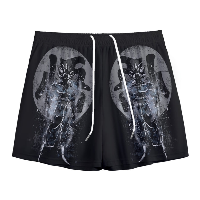 Goku Ultra Instinct Black Mesh Shorts