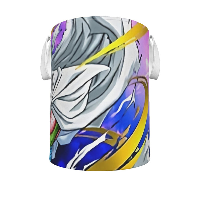 Dragon Ball Angry Piccolo Waiting Fight Aura Yellow Fashion Laundry Basket