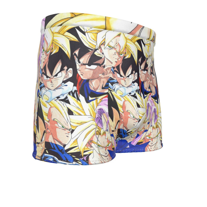 Dragon Ball Goku Vegeta Trunks Gohan Super Saiyan Cool Trending Design Men's Boxer Briefs