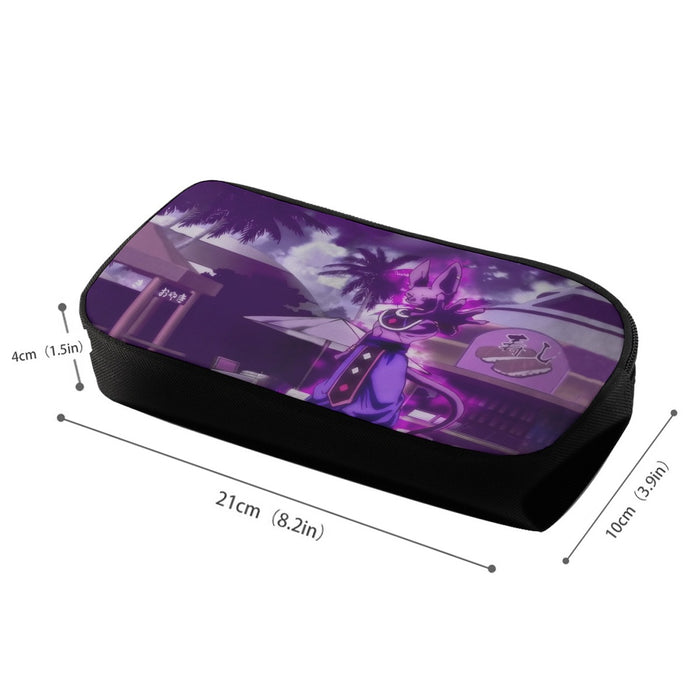 Dragon Ball Super God Of Destruction Dope Lord Beerus Pencil Bag