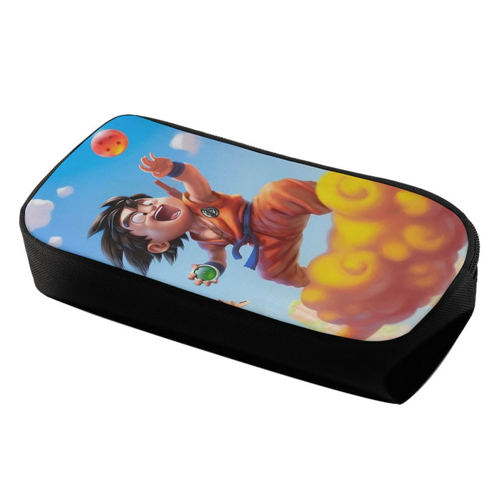 Dragon Ball Goku Kid Ride Flying Nimbus Cute Dope Streetwear Pencil Bag