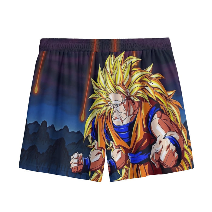 Super Saiyan 3 Goku Mesh Shorts