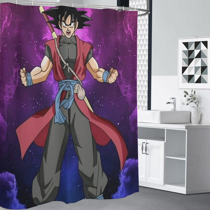 Dragon Ball Super Goku Black Future Saiyan Cool Casual Shower Curtain