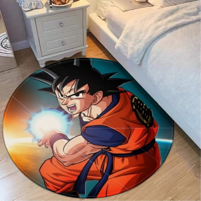 Goku Kamehameha Round Mat