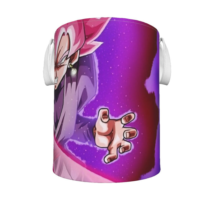 Goku Black Zamasu Super Saiyan Rose Powerful Aura Skills Dope Laundry Basket