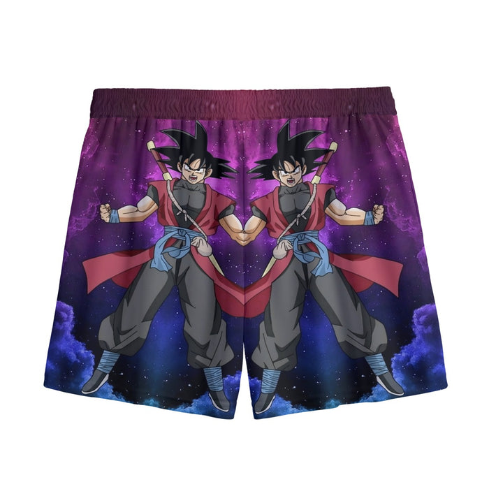 Dragon Ball Super Goku Black Future Saiyan Cool Casual Mesh Shorts