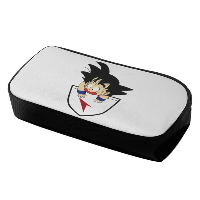 Dragon Ball Kid Goku Coming Out Of Pocket Pencil Bag