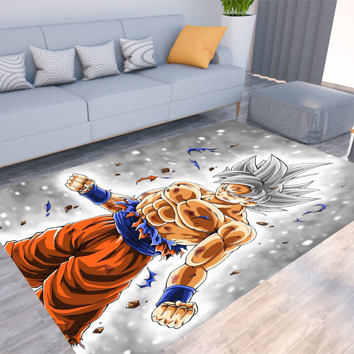 Goku Mastered Ultra Instinct Rug