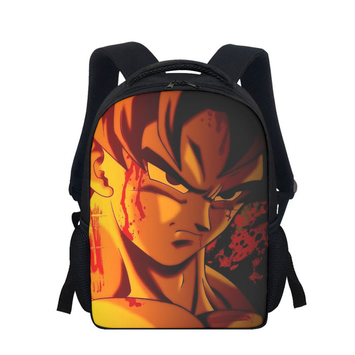 Dragon Ball Z Pissed Serious Son Goku Dope Orange Backpack