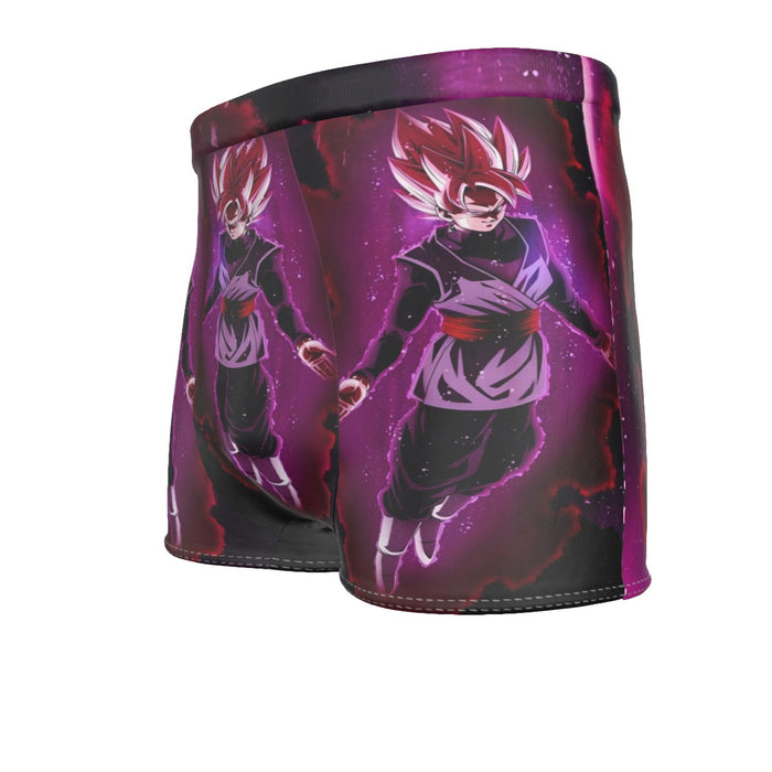 Dragon Ball Black Goku Rose 2 Ultra Instinct Dope 3D Men's Boxer Briefs