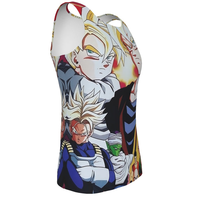 Dragon Ball Z Angry Super Saiyan Fighters Tank Top