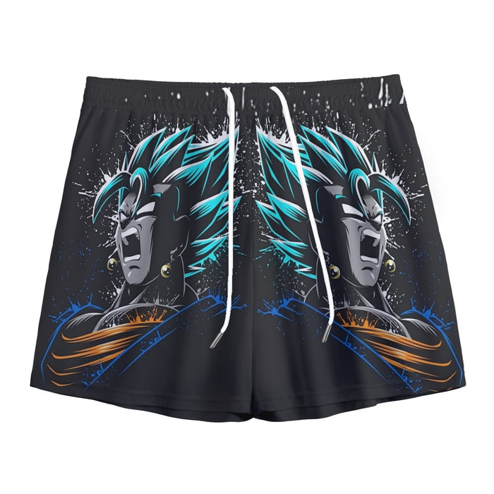 Dragon Ball Super  SSJ Blue Goku Rage Mesh Shorts