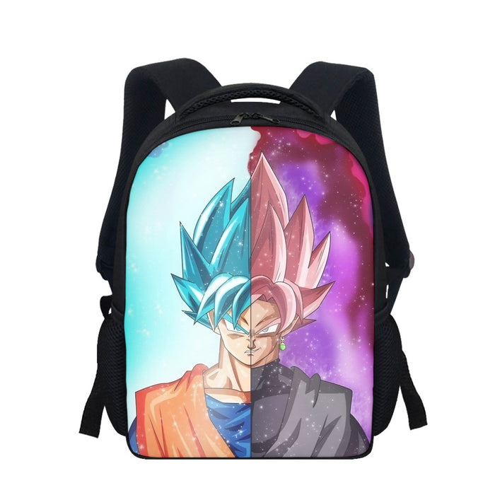 DBZ Goku SSGSS Black Rose Super Saiyan Portraits Dope Backpack
