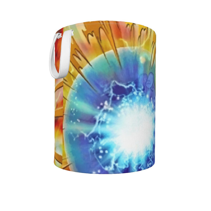 Dragon Ball Energy Kid Goku Blue Kamehameha Laundry Basket