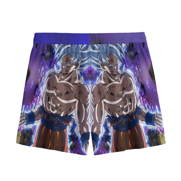 Dragon Ball Z Goku Perfected Ultra Instinct Form Mesh Shorts