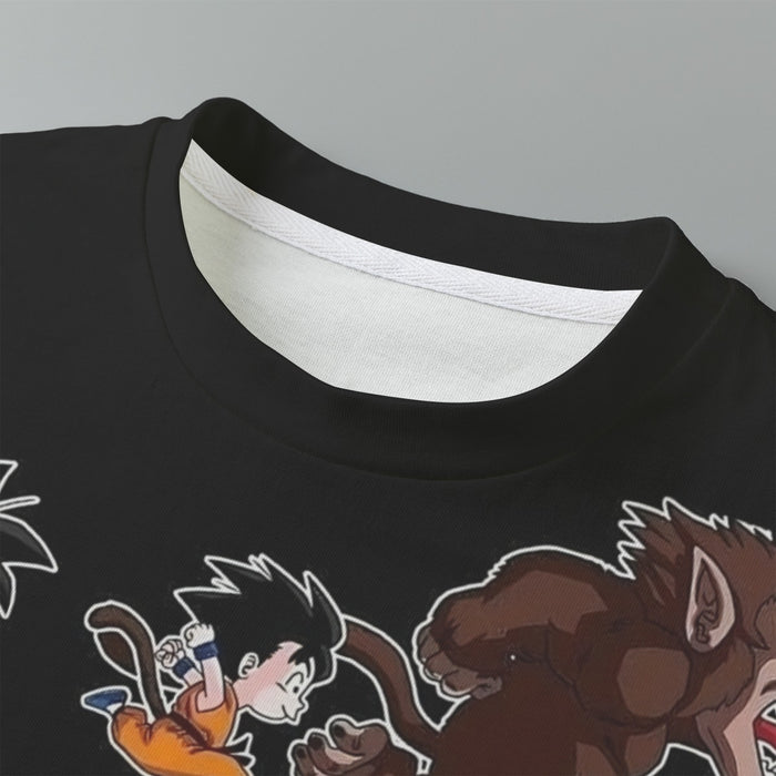 Dragon Ball Anime Son Goku All Form Transformation Kids T-Shirt