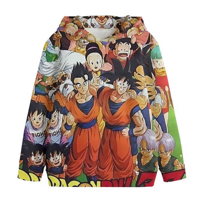 Dragon Ball Z Dragon Ball Characters Happiness Design Kids' Hoodie