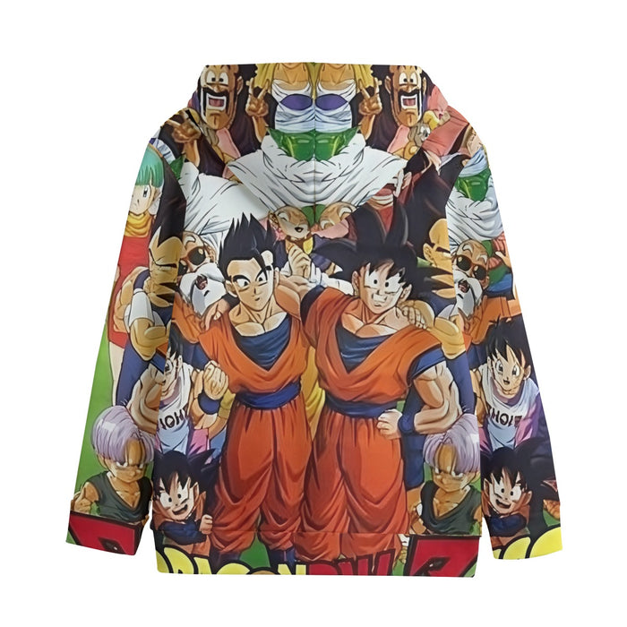 Dragon Ball Z Dragon Ball Characters Happiness Design Kids' Hoodie