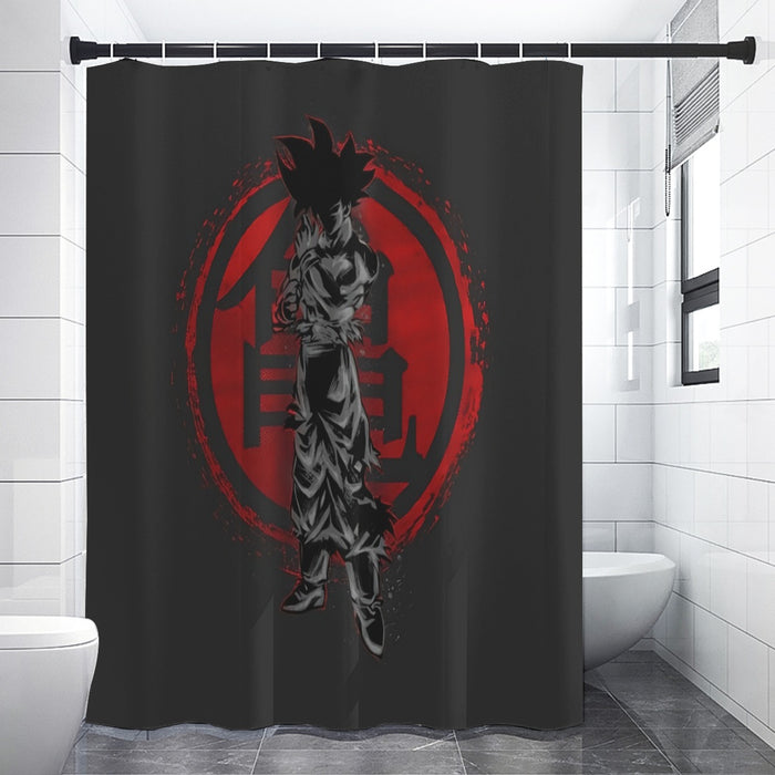 Dragon Ball Z Goku's Logo Shower Curtain