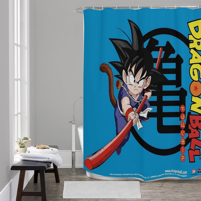 Young Goku Shower Curtain