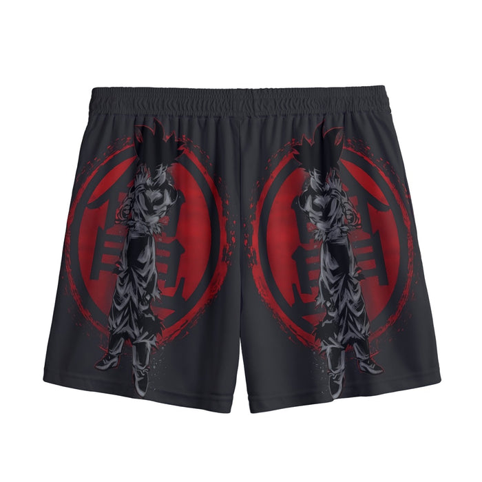 Dragon Ball Z Goku's Logo Mesh Shorts