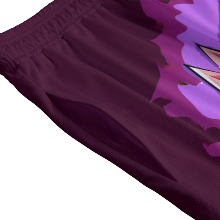 DBZ Goku Black Zamasu Rose Super Saiyan Cute Chibi Design Mesh Shorts