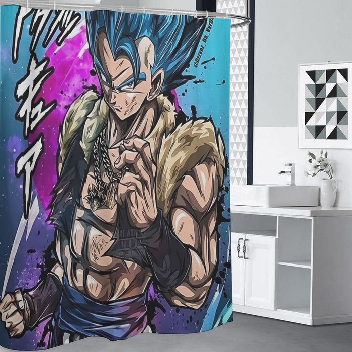 Super Saiyan Blue Gogeta Shower Curtain