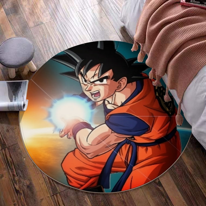 Goku Kamehameha Round Mat