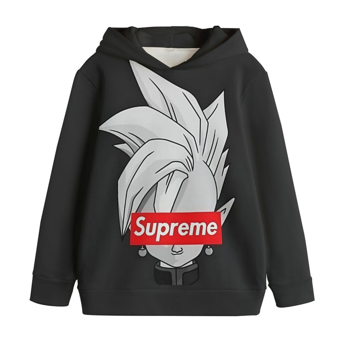 DBZ Zamasu Supreme Kai Logo Creative Black Edition Kids' Hoodie