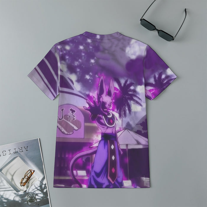 Dragon Ball Super God Of Destruction Dope Lord Beerus Kids T-Shirt