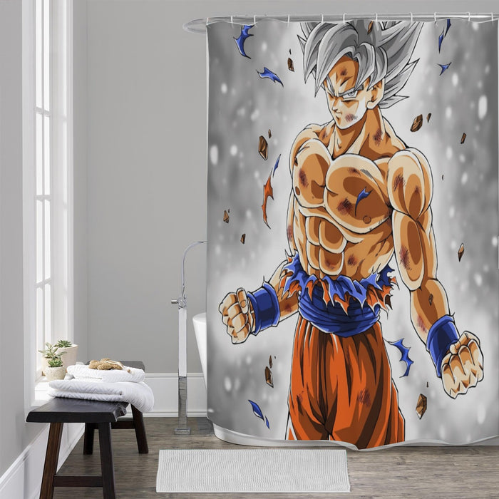 Goku Mastered Ultra Instinct Shower Curtain