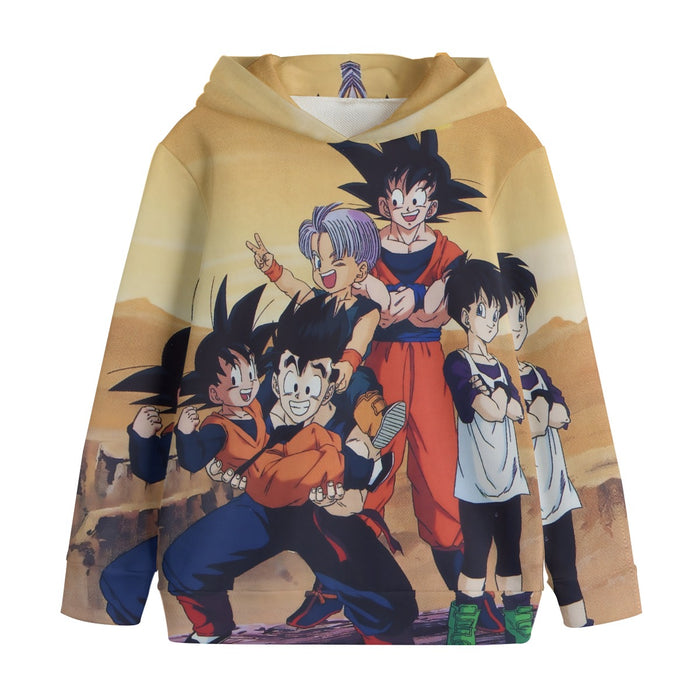 Dragon Ball Son Goku Happy Family Kids' Hoodie