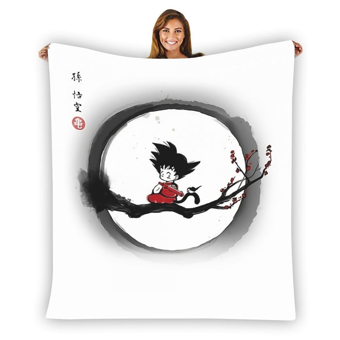 Young Goku Tee Blanket