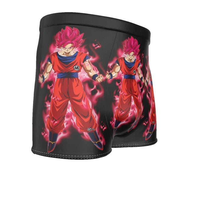 Dragon Ball Super Son Goku Red Kaioken Ultra Instinct Men's Boxer Briefs