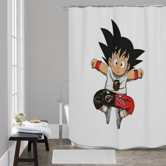 Supreme Goku Dragon Ball Z Shower Curtain