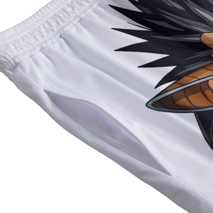 Dragon Ball Z Awesome Saiyan Raditz Fighter Stance Mesh Shorts