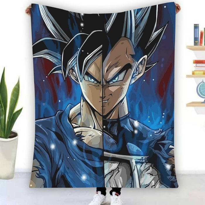 Dragon Ball Z Shirt  SSJ Goku x SSJ Vegeta Fusion Blanket