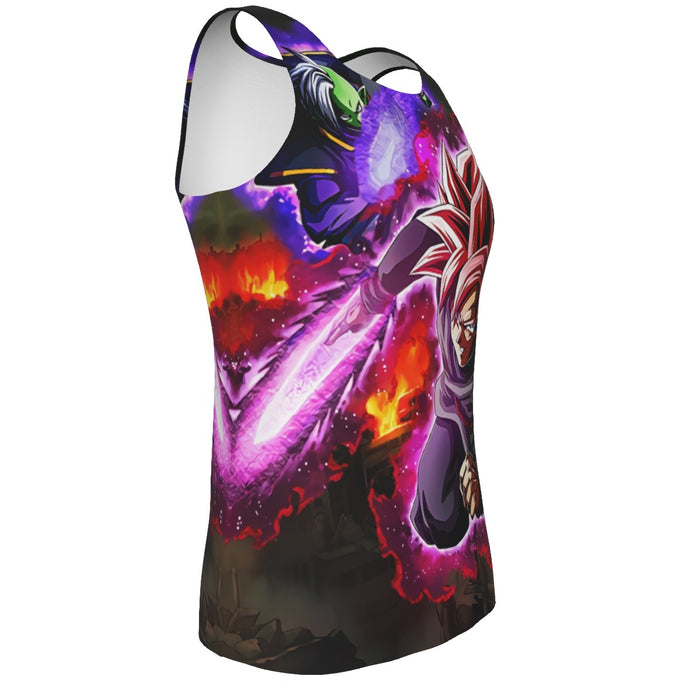 DBZ Goku Black Zamasu Super Saiyan Rose Dope Vibe Tank Top