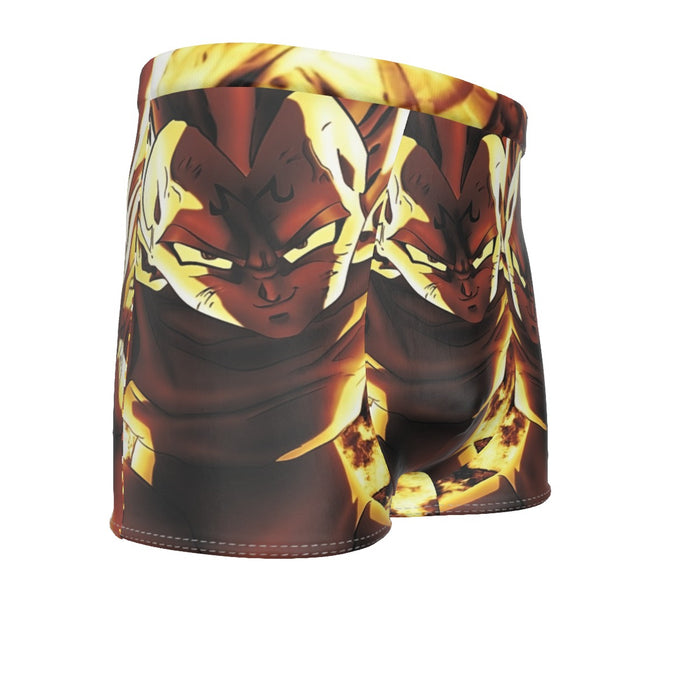 Dragon Ball Z Dope Majin Vegeta Grin Yellow Aura Men's Boxer Briefs