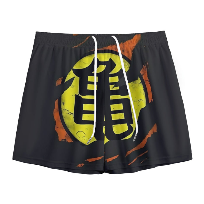 Dragon Ball Master Roshi Symbol Kanji Japanese Cool Design Mesh Shorts