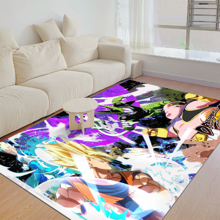 Dragon Ball Z  Goku & Vegeta Vs Frieza & Cell Rug