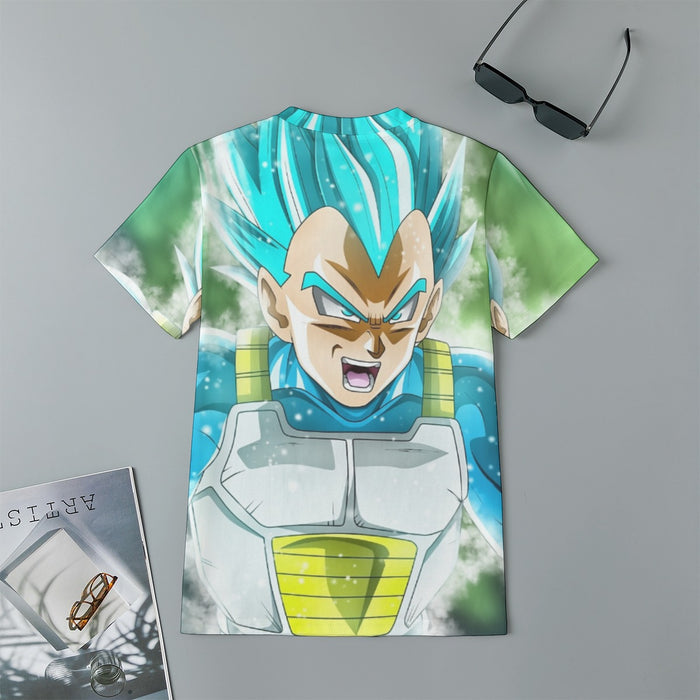 Dragon Ball Super Blue Vegeta Super Saiyan God Cool  Kids T-Shirt