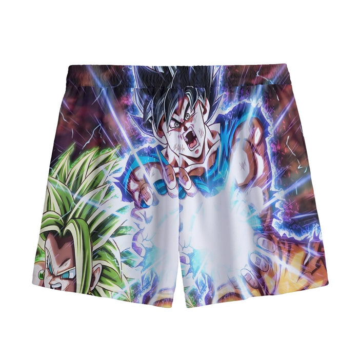 Dragon B Z Son Goku Powerful Kamehameha Released Mesh Shorts