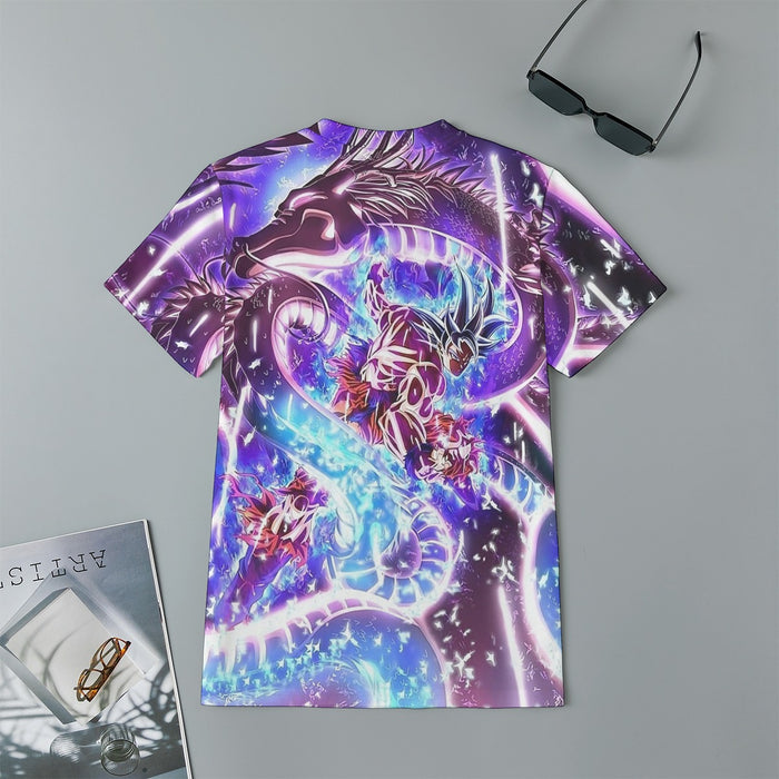 Dragon Ball Super Ultra Instinct Goku x Shenron Kids T-Shirt