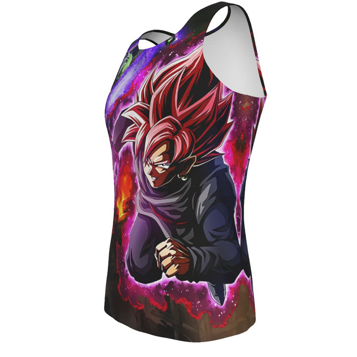 DBZ Goku Black Zamasu Super Saiyan Rose Dope Vibe Tank Top