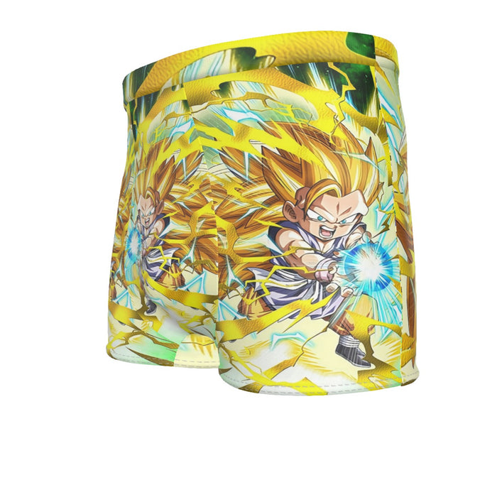 Dragon Ball Kid Goku SSJ3 Kamehameha Men's Boxer Briefs