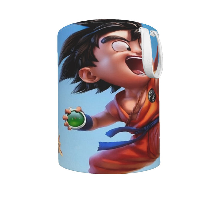 Dragon Ball Goku Kid Ride Flying Nimbus Cute Dope Streetwear Laundry Basket