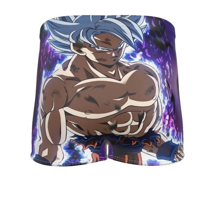 Dragon Ball Goku Ultra Instinct Power Up Vibrant 3D Men's Boxer Briefs