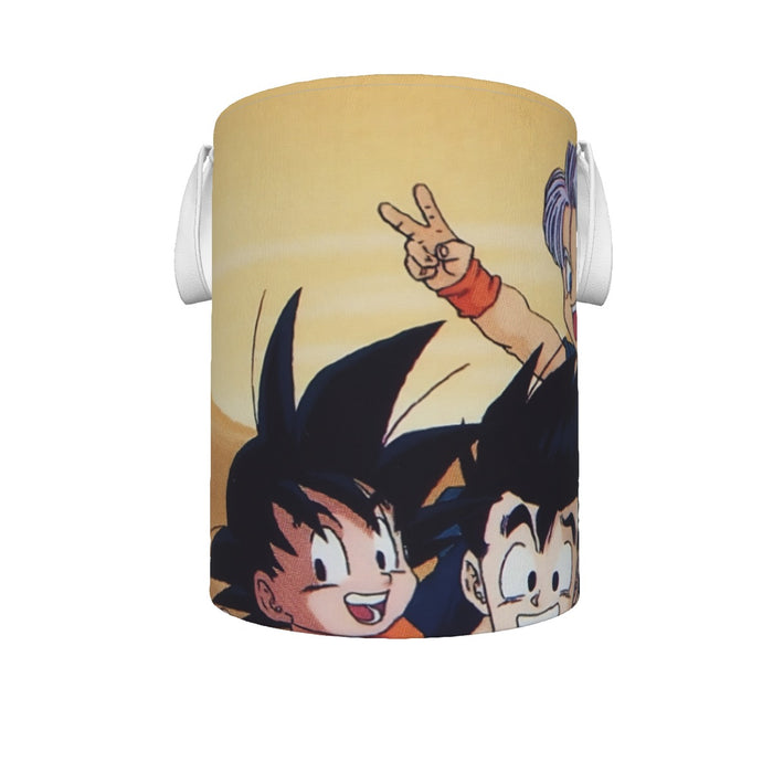 Dragon Ball Son Goku Happy Family Laundry Basket